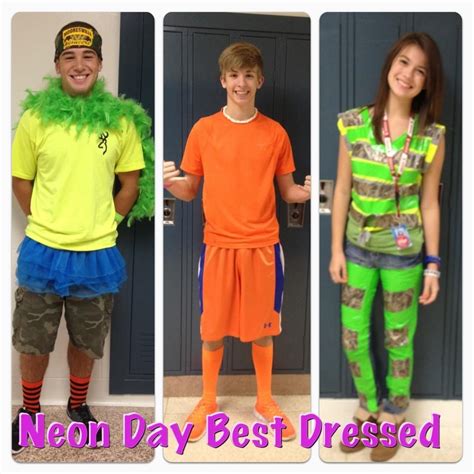 neon day  dressed