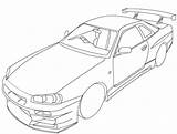 Nissan Skyline R34 Coloring Pages Gtr Coloriage Drawing City Fast York Furious Unique Color Clipart Chicago Getcolorings Line Printable Adult sketch template