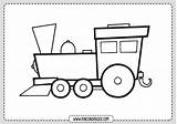 Trenes Tren Locomotoras Rincondibujos Entradas Navegación sketch template