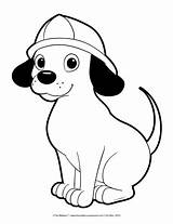 Dog Fire Coloring Dalmatian Template Safety Templates Firefighter Pages Hat Preschool Colouring Crafts Spots Printable Drawing Color Clipart Craft Dogs sketch template