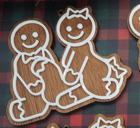 Sexy Gingerbread Ornaments 3 Some Throuple And Bdsm White Etsy