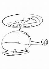 Mewarnai Helikopter Helicopter sketch template