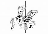 Merry Round Go Coloring Coloriage Manege Drawing Dessin Un Manège Getcolorings Pages Getdrawings Foraine Choisir Tableau sketch template