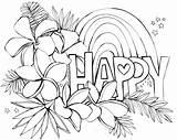 Coloring Pages Adult Hawaii Online Lauren Print Roth Protea Pineapple Surfs Prints Check Store Her sketch template