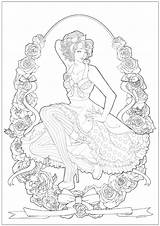 Coloriage Adulti Erwachsene Malbuch Adults Retro 50s Justcolor Coloriages Années 1514 Nggallery sketch template