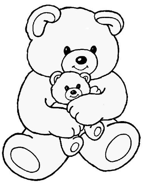 coloring pages cartoon bear coloring pages ideas