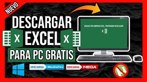 descargar microsoft excel gratis para pc windows 7 8 y 10