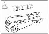 Batman Car Coloring Pages Printable sketch template