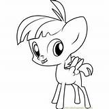 Coloring Pony Pages Little Featherweight Friendship Magic Coloratura Countess Coloringpages101 sketch template