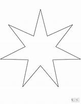 Star Coloring Pages Points Supercoloring sketch template