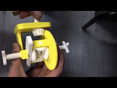 printed differential gear youtube