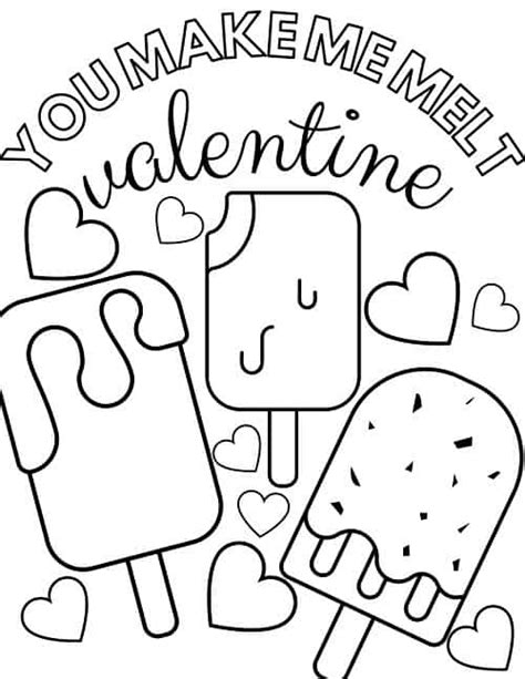 coloring pages printable valentines day valentine  day  kabarfun