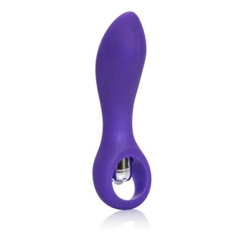 Vibrating Silicone Booty Probe Purple Sex Toys And Adult Novelties