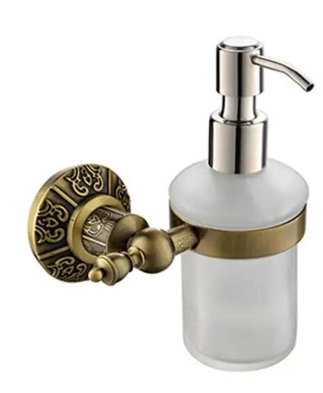 gratis verzending messing antieke bronzen zeepdispenser houder zeepdispenser sanitair badkamer