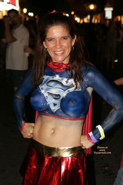 Superwoman Bodypaint January 2007 Voyeur Web Hall Of Fame