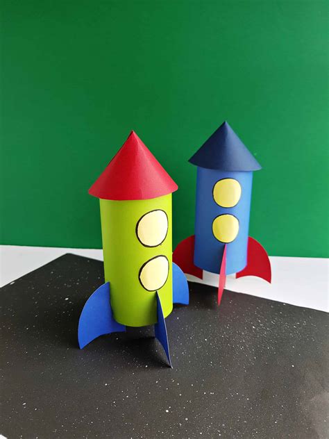 homemade rocket craft  kids  inspiration edit