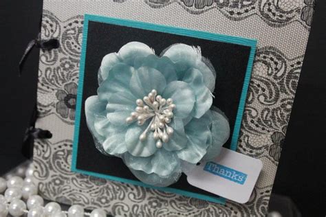 blue flower   card handmade   cards blue flowers