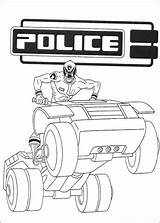 Rangers Colorear Polizei Ausmalbild Pobarvanke Desenho Policija Powerranger Kategorien Patrol Powerrangers sketch template