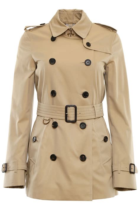 burberry short kensington trench coat honeybeige womens raincoats italist
