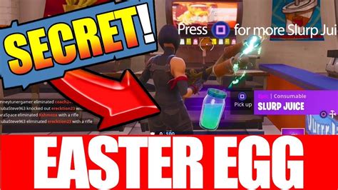 new free slurp juice easter egg fortnite battle royale secret youtube