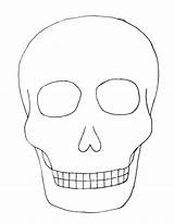 Skull Template Sugar Blank Drawing Templates Dead Face Outline Skulls Coloring Printable Mask Pages Step Halloween Drawings Getdrawings Designs Paintingvalley sketch template