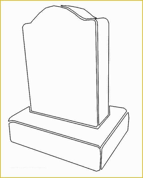 gravestone template  tombstone clipart clipart suggest