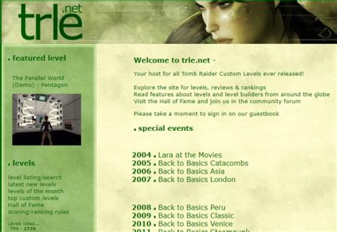 Lara Croft Online Tomb Raider Links