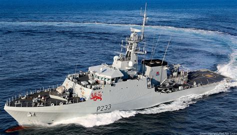 p hms tamar river class offshore patrol vessel royal navy