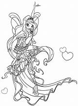 Winx Colorare Stella Harmonix Tecna Trasparente Stagione 1218 Colorea sketch template