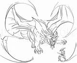 Slayer Dragon Dragoart sketch template