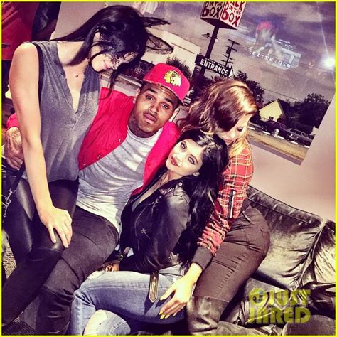 Chris Brown Lets Kendall Jenner Sit On His Lap After Confirming