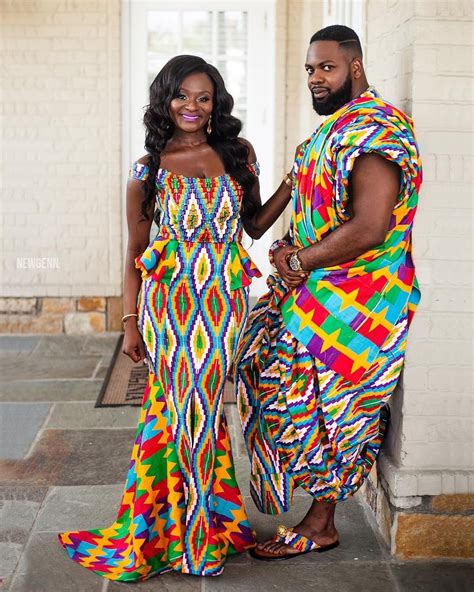 elegant glamorous african wedding dresses  kente afroculturenet