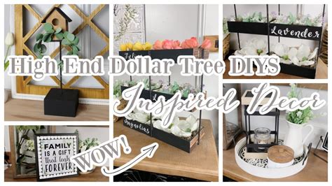 high  dollar tree diys diy inspired decor youtube
