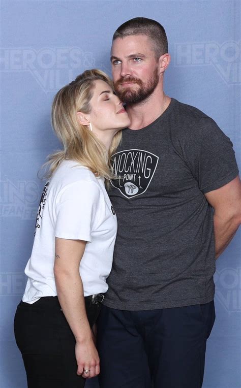 Emily Bett Rickards And Stephen Amell At Hvff London