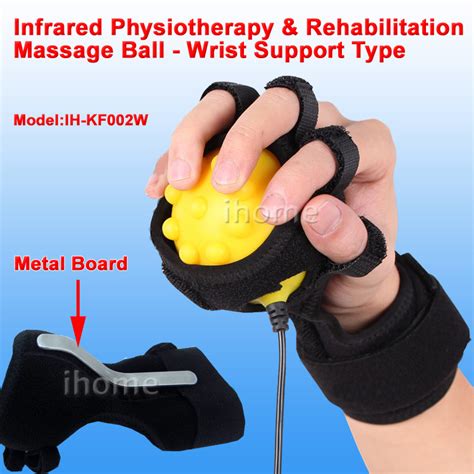 infrared hot compress hand massager ball massage hand and