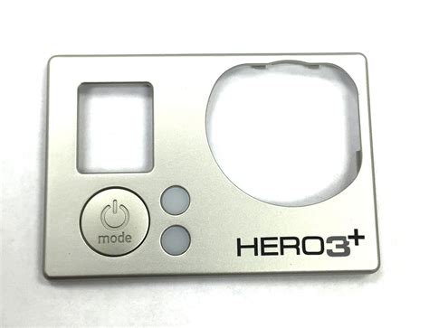 gopro hero  silver front faceplate peau productions