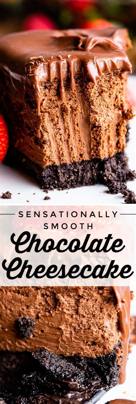 Sensationally Smooth Chocolate Cheesecake From The Food
