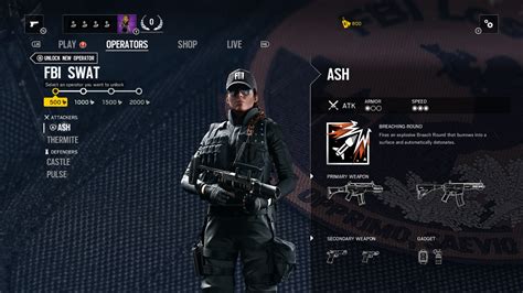 Rainbow 6 Siege Fbi Operator Guide Ash Thermite