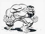 Hulk Bruce sketch template