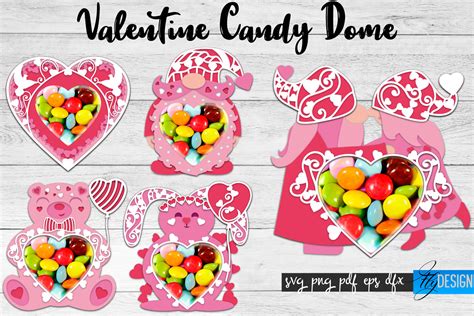 valentine candy dome svg candy  graphic  flydesignsvg creative