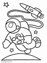 Coloring Pages Space Boys Astronaut Printable Outer Print sketch template