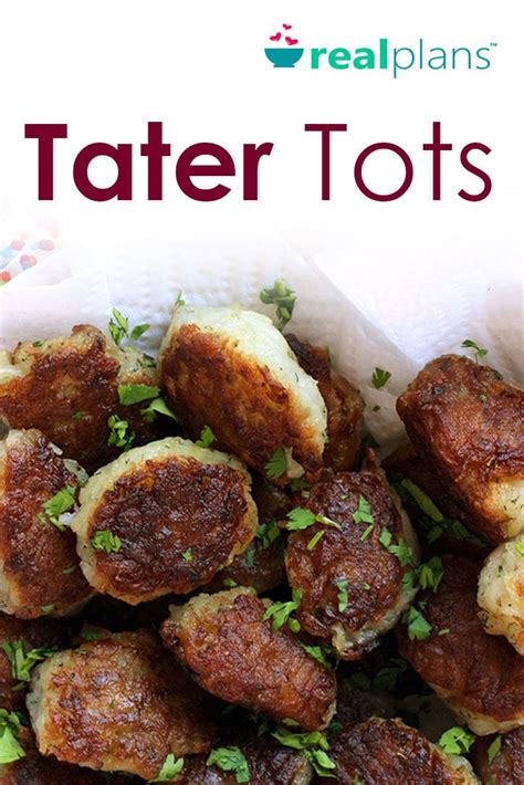 tater tots recipe real plans