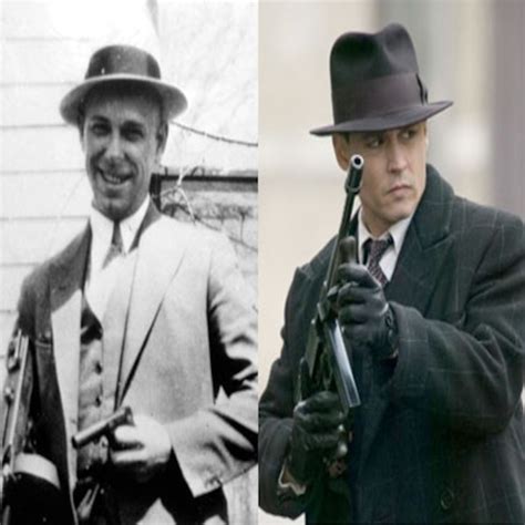 Johnny Depp As John Dillinger From Stars Playing Real People E News