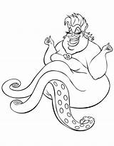 Ursula Villains Sebastian Colouring Printable Witch Colorare Sirenetta Onlycoloringpages sketch template