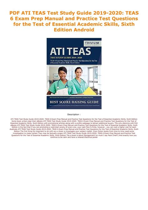 downloadable teas study guide  teas science study guide