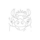 Mask Lion Printable Face Coloring Kids Pages Pumba Masks Various sketch template