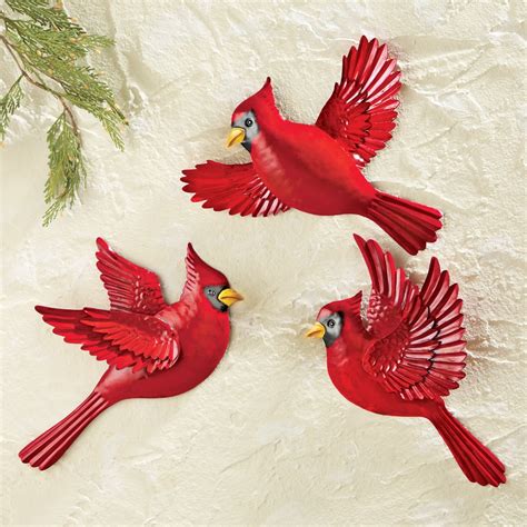 flying cardinal wall decor set   collections