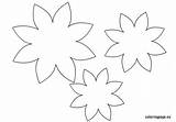 Flower Template Paper Coloring Printable Templates Lily Flowers Pad Cut Patterns Clipart Traceable Pages Colour Pattern Cliparts Kids Fabric Christmas sketch template