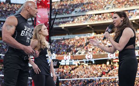 Ronda Rousey And The Rock Beat Triple H And Stephanie Mcmahon At