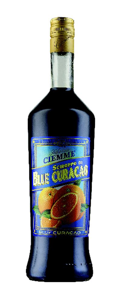 blue curacao fruit syrup baccoo